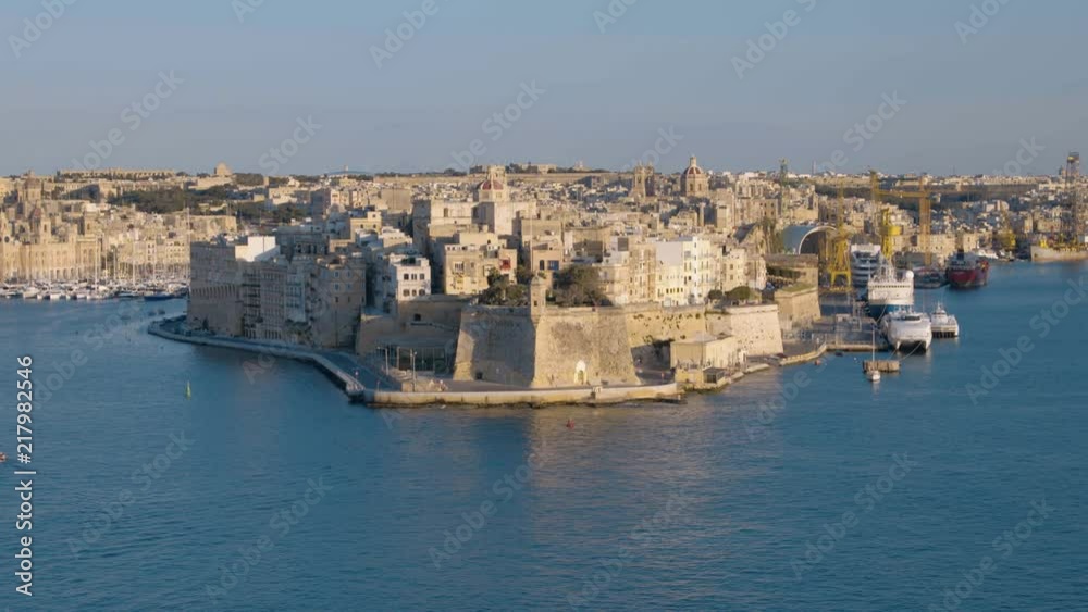 Looking at Senglea from valletta Looking at Senglea from valletta