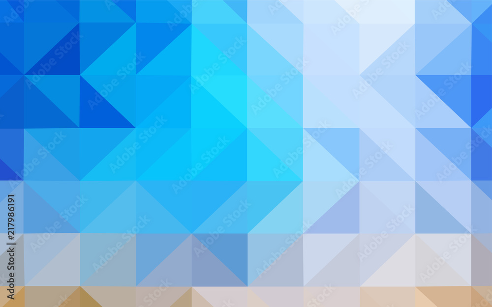Light Blue, Yellow vector low poly cover. Light Blue, Yellow vector low poly cover.