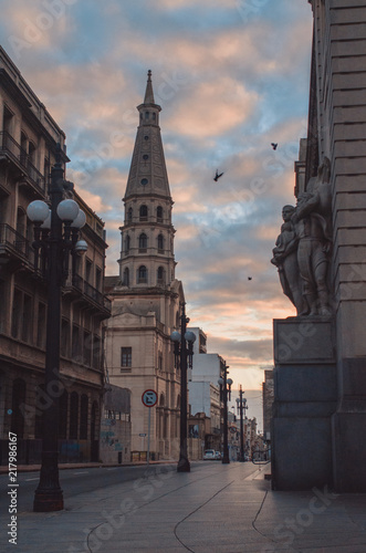 perspectiva de ciudad vieja