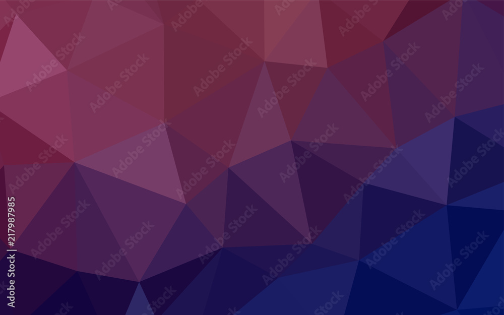 Dark Pink, Blue vector polygonal pattern. Dark Pink, Blue vector polygonal pattern.
