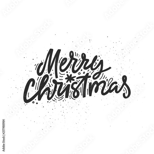 Merry Christmas Typography