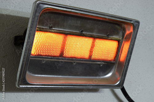 gas heater of house inclusions close-up