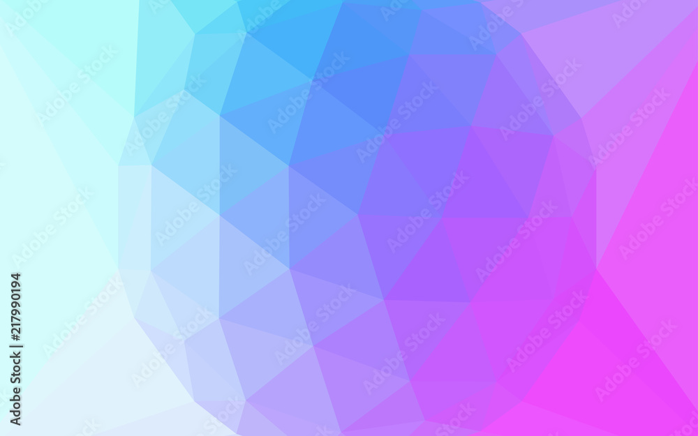 Light Pink, Blue vector polygon abstract background with a gem in a centre. Light Pink, Blue vector polygon abstract background with a gem in a centre.