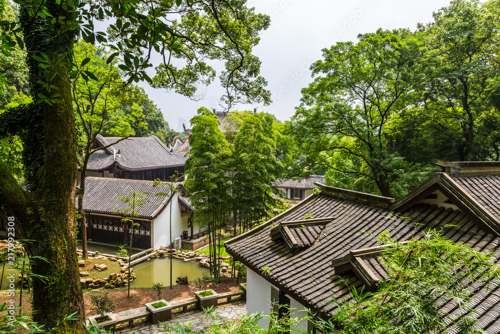 Ancient buildings in Yuelu Academy, Hunan, China Ancient buildings in Yuelu Academy, Hunan, China