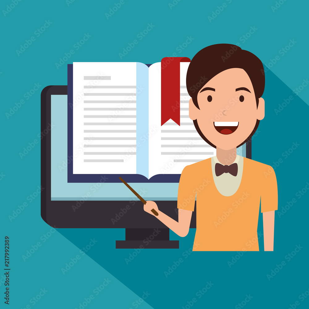 education on line with desktop display education on line with desktop display