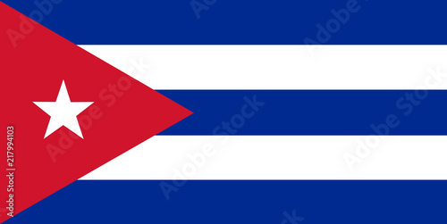 National Flag of of Cuba