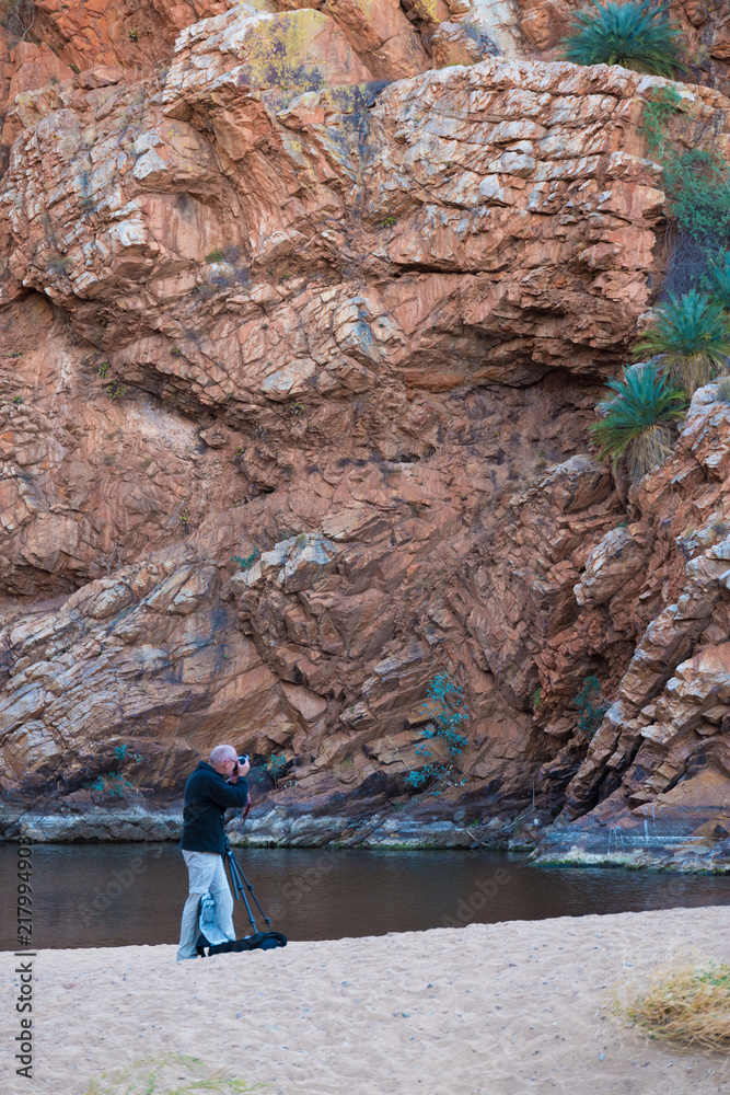 photographers at Ellery Big Hole photographers at Ellery Big Hole