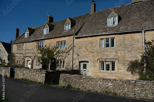 lower slaughter cotswold village the cotswolds gloucestershire england uk