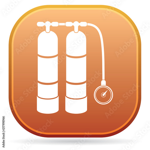 Aqualung for swimming icon