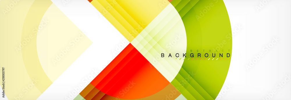 Vector circular geometric abstract background Vector circular geometric abstract background