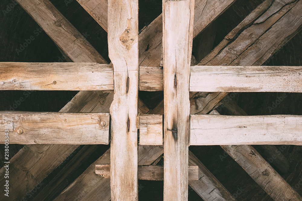 Bell tower ceiling of Puertomingalvo