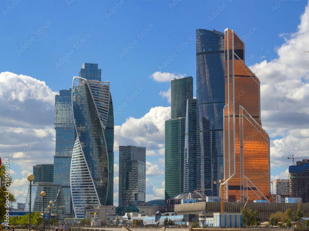 Obraz premium Moscow International Business Center