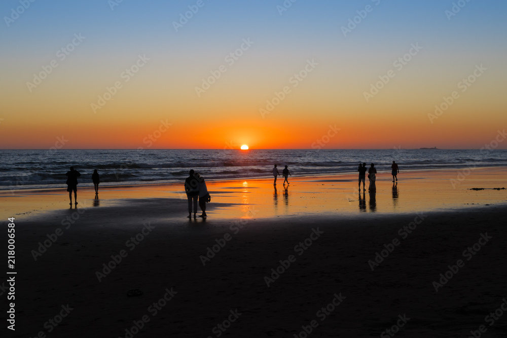 Sunset in Sancti Petri, Chiclana de la Frontera, Spain