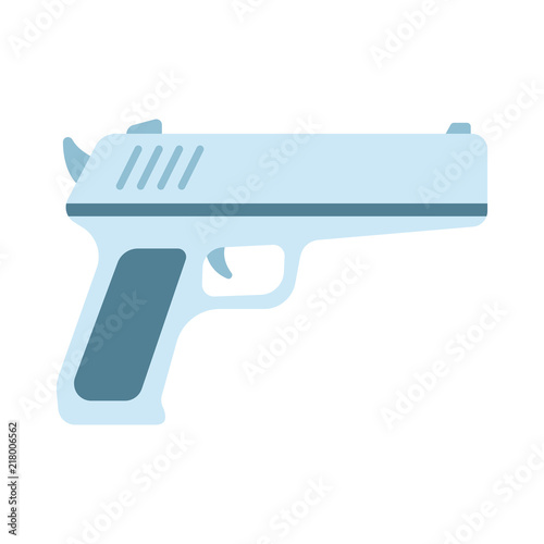 Gun flat illustration