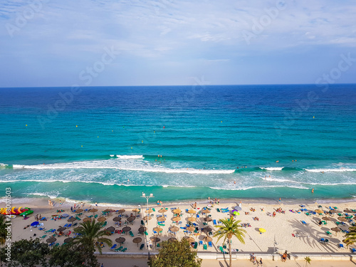 Cala Millor beach and hotels