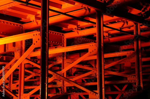 Photography Red Bridge Detail