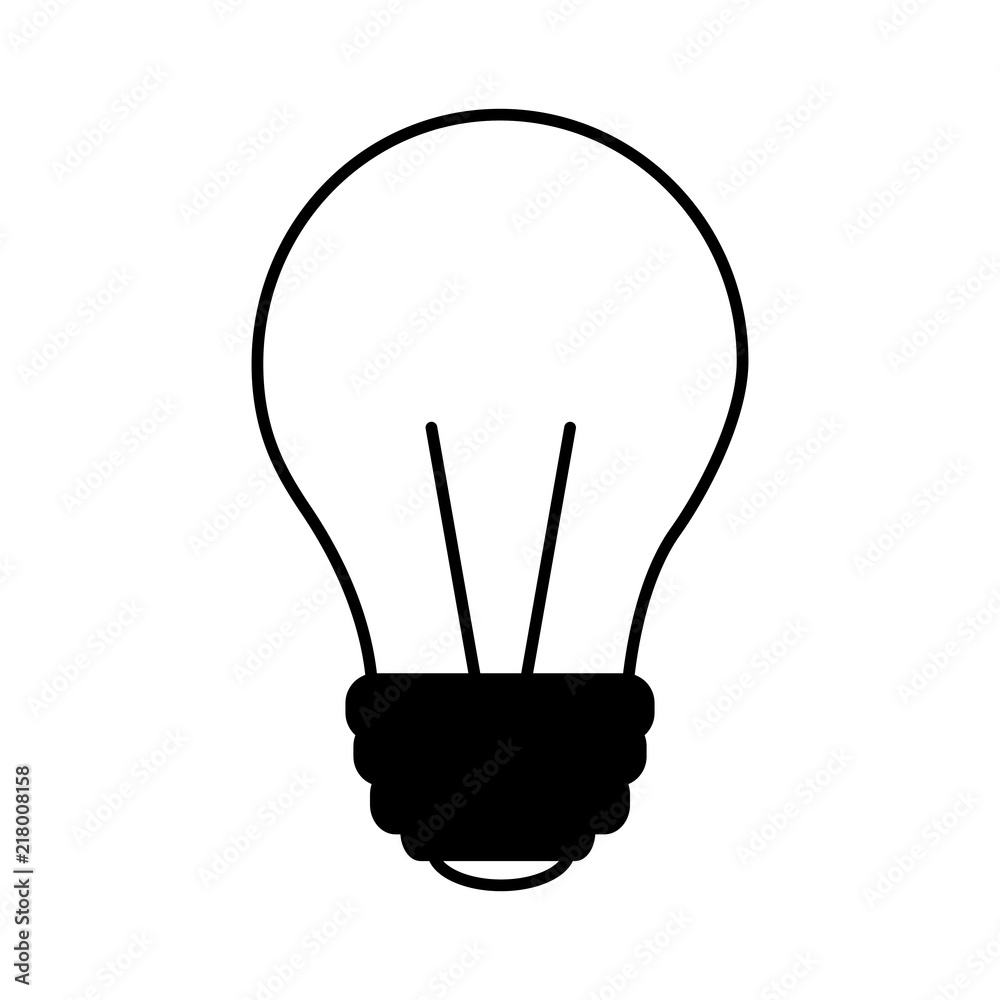 light bulb isolated icon light bulb isolated icon