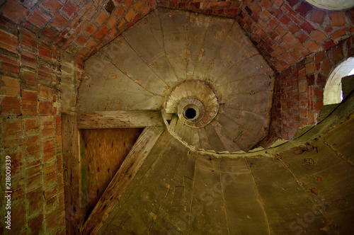 Old spiral stairs
