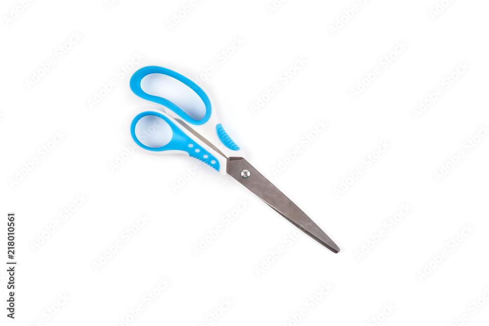 stationery scissors isolated stationery scissors isolated