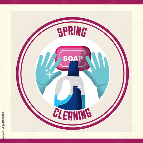 spring cleaning concept