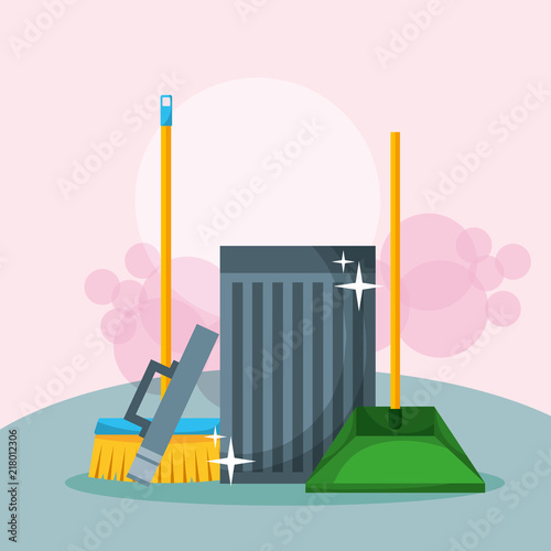 spring cleaning concept