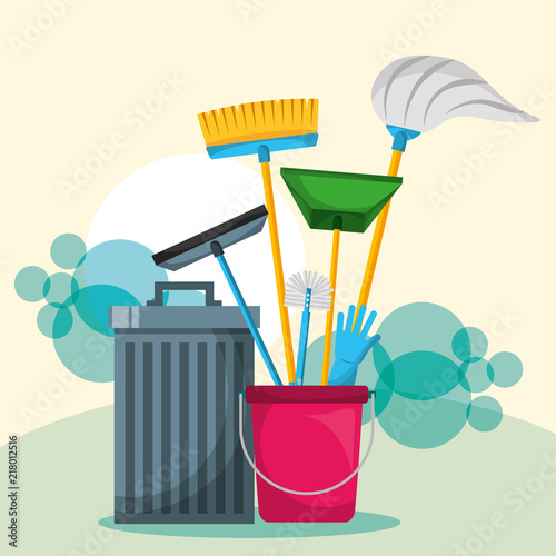 spring cleaning concept