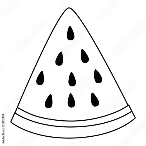 watermelon sliced fruit icon