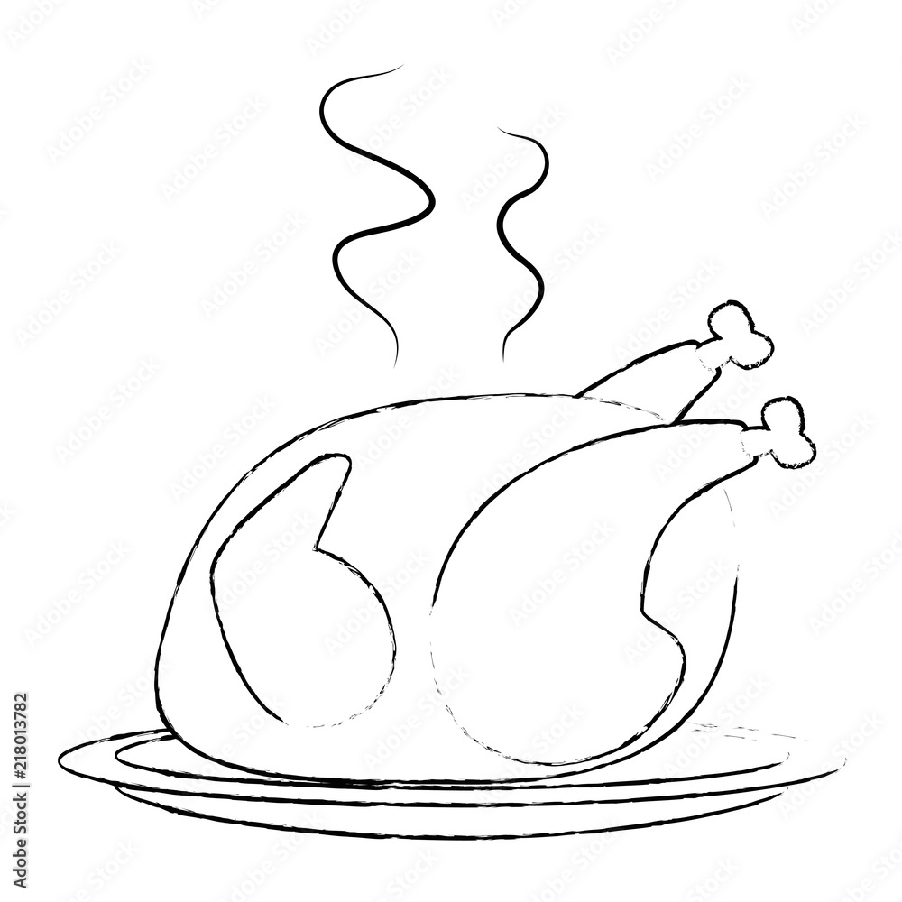 dish with delicious chicken meat dish with delicious chicken meat