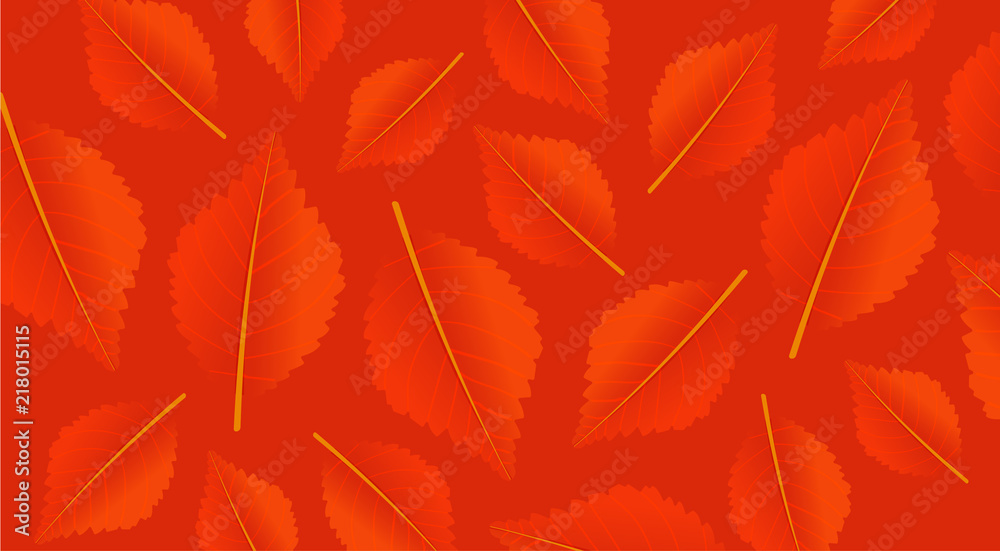 Autumn orange background with leaves. Modern pattern for shopping sale, promo poster or web banner. illustration template. Autumn orange background with leaves. Modern pattern for shopping sale, promo poster or web banner. illustration template.