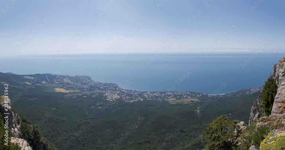 View of the Black Sea from Mount Ai-Petri