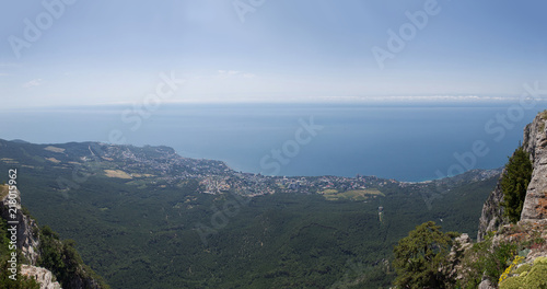 View of the Black Sea from Mount Ai-Petri © Евгений Плишкин