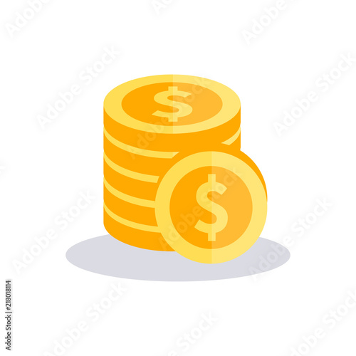 Money icon. Vector illustration.