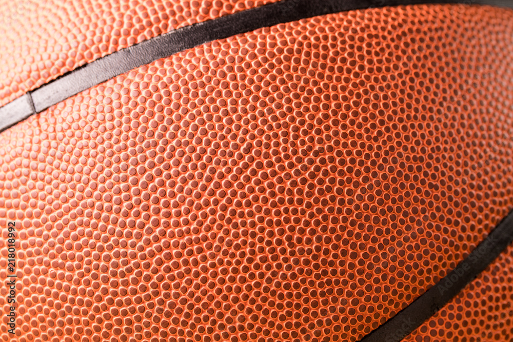 Obraz premium Orange basketball skin texture