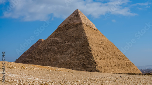Pyramides et paysage d Egypte
