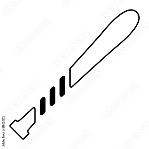 Kriminalität Icon - Baseballschläger