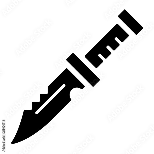 Kriminalität Icon - Messer