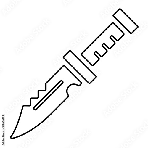 Kriminalität Icon - Messer