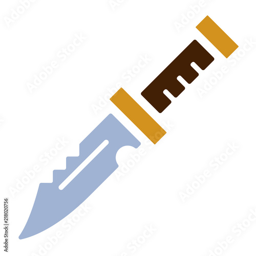 Kriminalität Icon - Messer