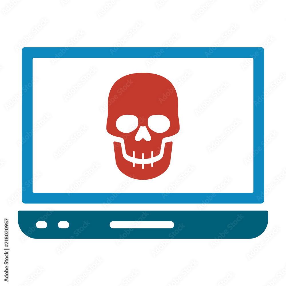 Kriminalität Icon - Computervirus