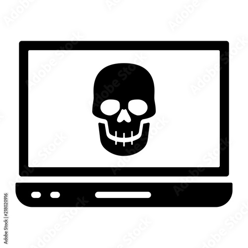 Kriminalität Icon - Computervirus