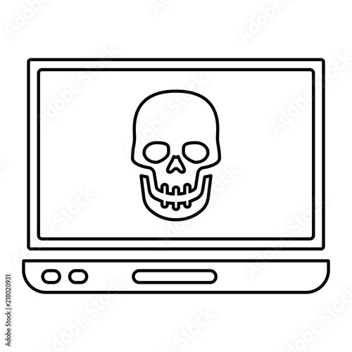 Kriminalität Icon - Computervirus
