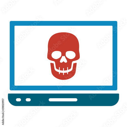 Kriminalität Icon - Computervirus
