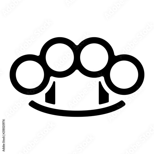 Kriminalität Icon - Schlagring