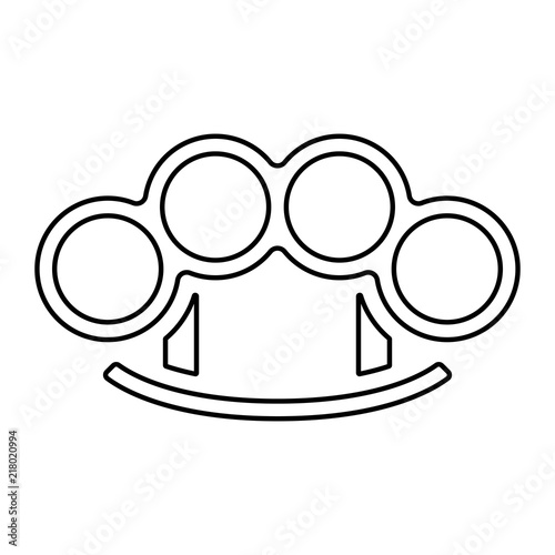Kriminalität Icon - Schlagring