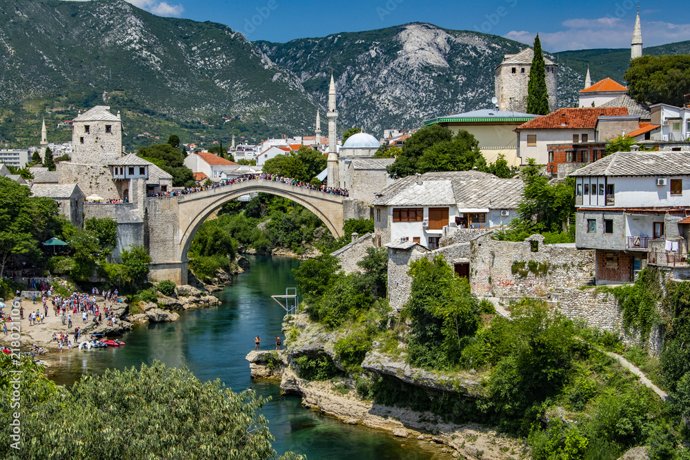 Fototapeta premium Most w Mostarze