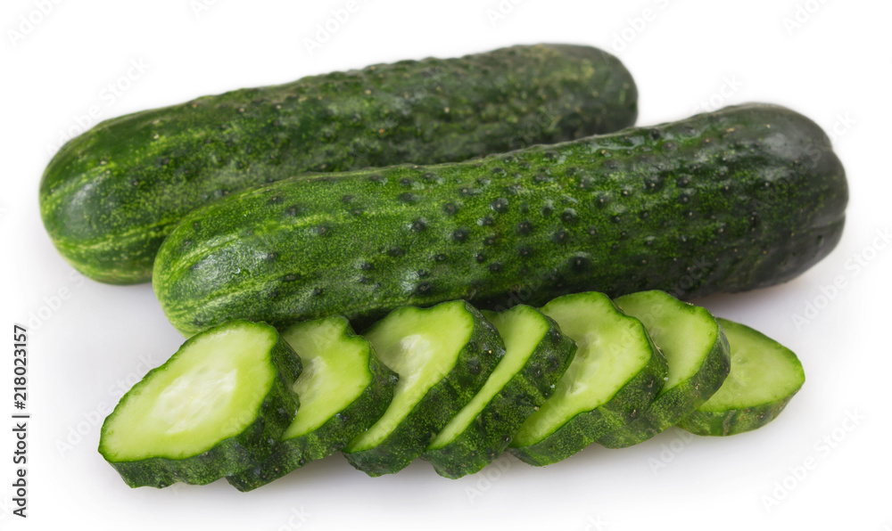 Fresh cucumbers