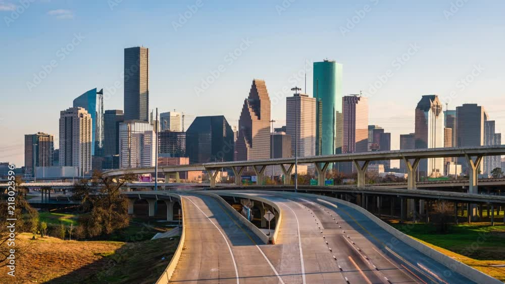 Houston, Texas, USA Skyline Time Lapse Houston, Texas, USA Skyline Time Lapse