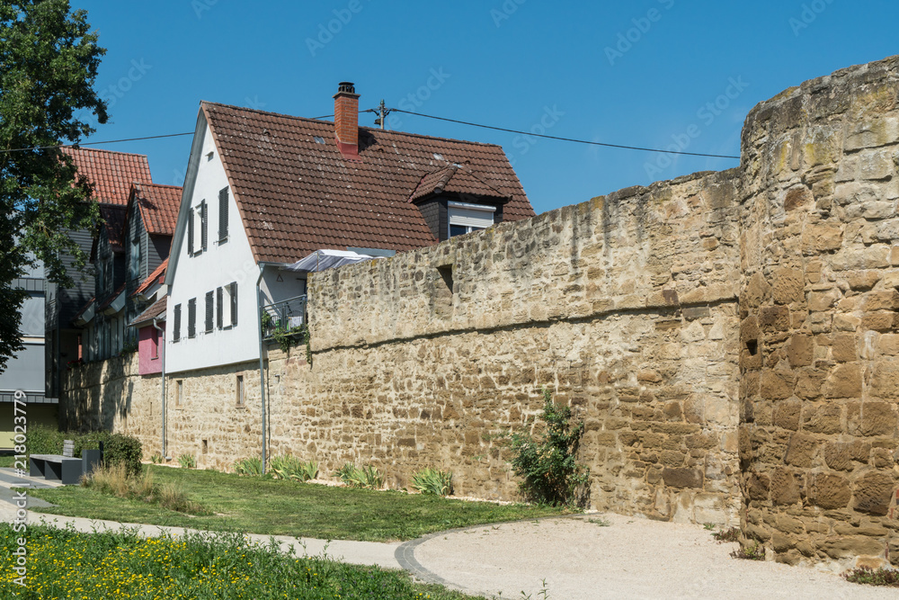 Stadtmauer in Schwaigern