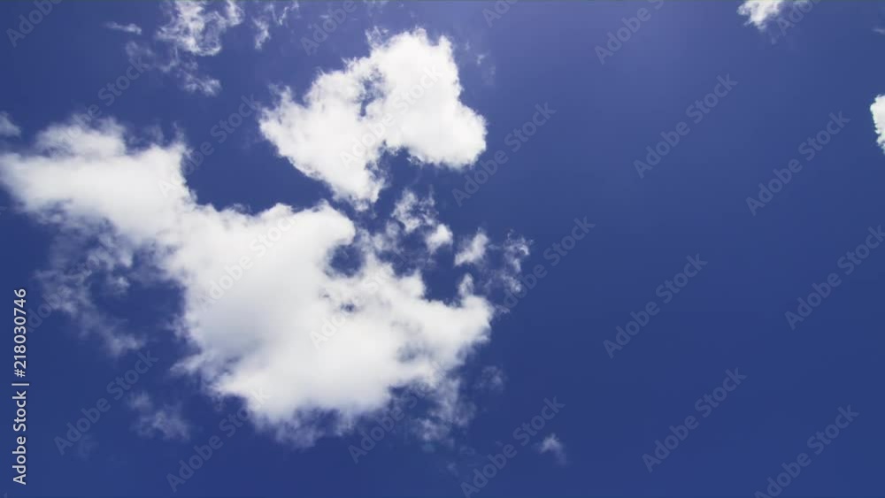White Clouds in Blue Sky Timelapse White Clouds in Blue Sky Timelapse