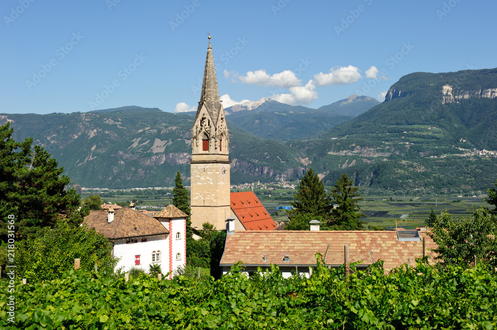 Fototapeta premium Tramin in Südtirol